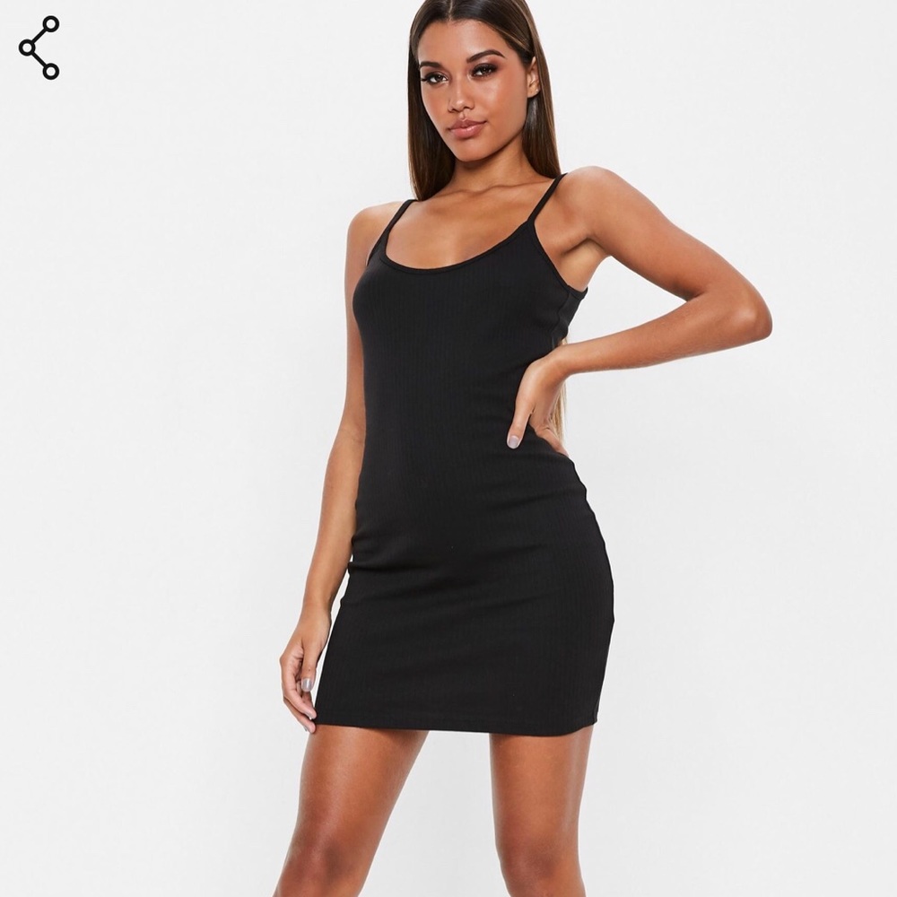 Black Bodycon Mini Dress